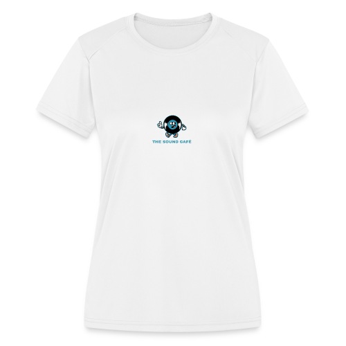 The Sound Cafe With Logo - Women's Moisture Wicking Performance T-Shirt