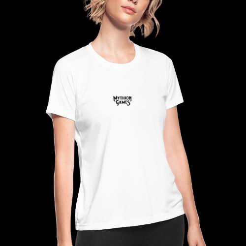 Black Logo - Women's Moisture Wicking Performance T-Shirt