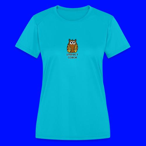 literacy coach png - Women's Moisture Wicking Performance T-Shirt