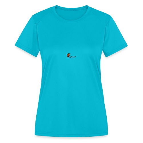 llamour logo - Women's Moisture Wicking Performance T-Shirt