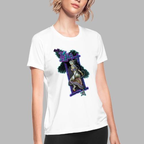 GrisDismation's Xtabai is a seductress of Belize - Women's Moisture Wicking Performance T-Shirt