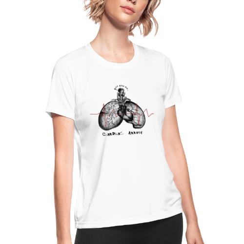 IZÄR CARDIAC ARREST - Women's Moisture Wicking Performance T-Shirt