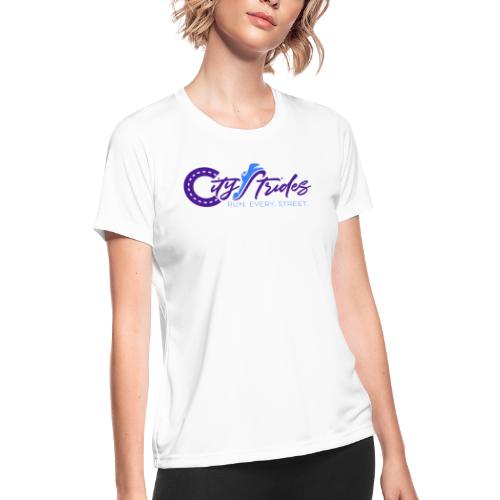 Full Logo - Women's Moisture Wicking Performance T-Shirt