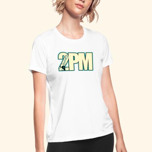 2PM Teal Guitar Logo - Women's Moisture Wicking Performance T-Shirt