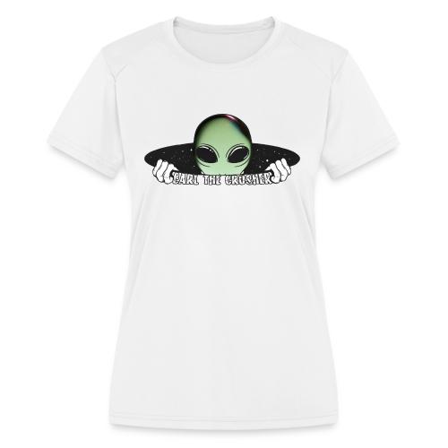 Coming Through Clear - Alien Arrival - Women's Moisture Wicking Performance T-Shirt