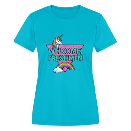 Welcome, Freshmen - Women's Moisture Wicking Performance T-Shirt