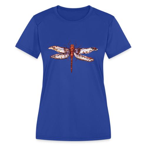 Dragonfly red - Women's Moisture Wicking Performance T-Shirt