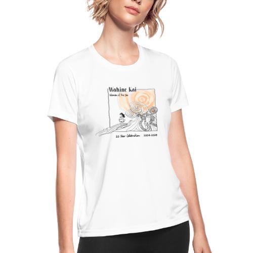 WKI 20th Bday Logo - Women's Moisture Wicking Performance T-Shirt