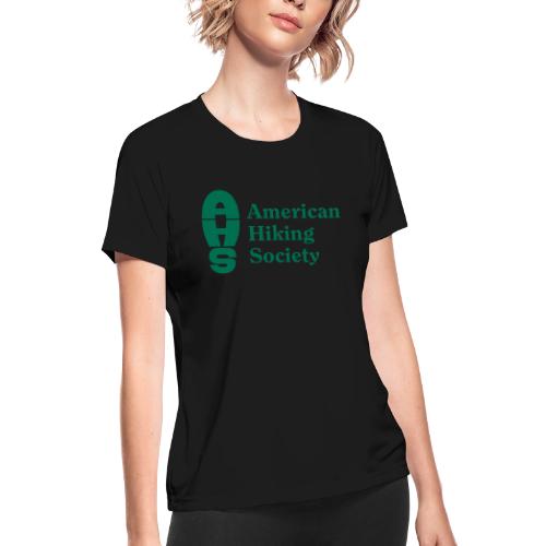 AHS logo green - Women's Moisture Wicking Performance T-Shirt