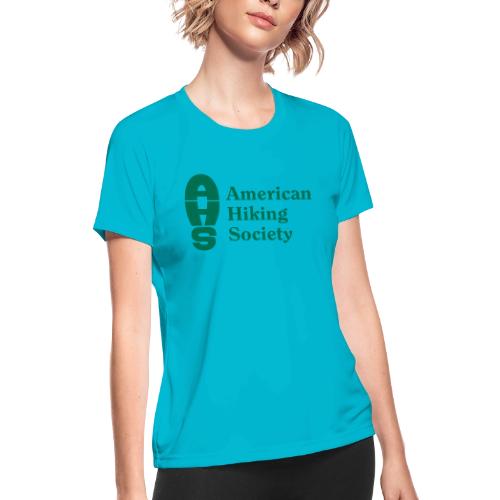 AHS logo green - Women's Moisture Wicking Performance T-Shirt