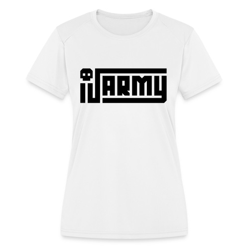 iJustine - iJ Army Logo - Women's Moisture Wicking Performance T-Shirt