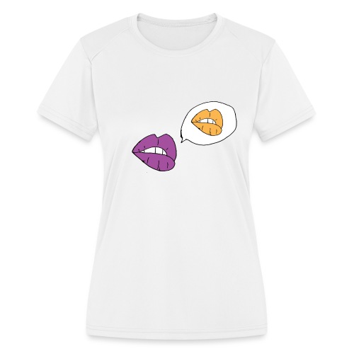 Lips - Women's Moisture Wicking Performance T-Shirt