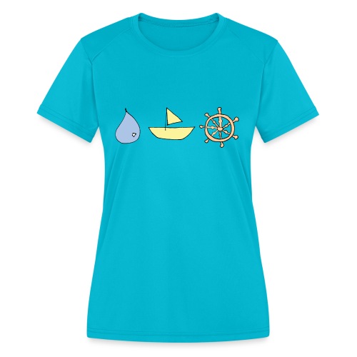 Drop, ship, dharma - Women's Moisture Wicking Performance T-Shirt