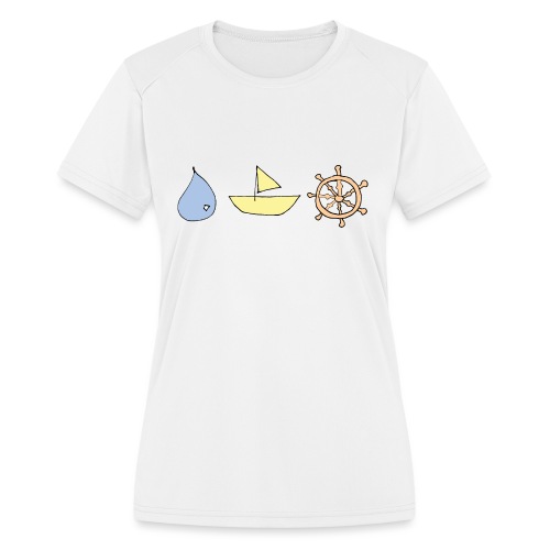 Drop, Ship, Dharma - Women's Moisture Wicking Performance T-Shirt