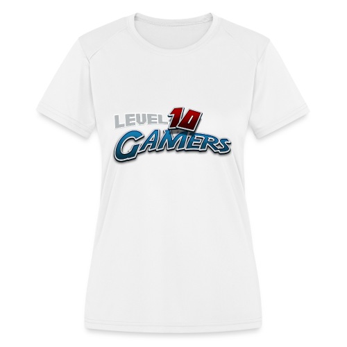 Level10Gamers Logo - Women's Moisture Wicking Performance T-Shirt