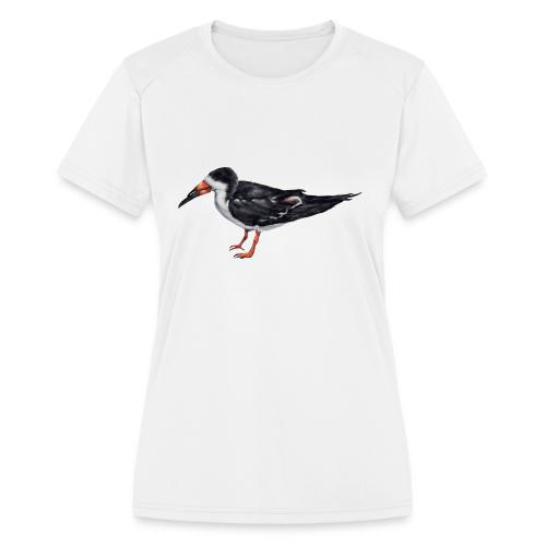 Black skimmer - Women's Moisture Wicking Performance T-Shirt