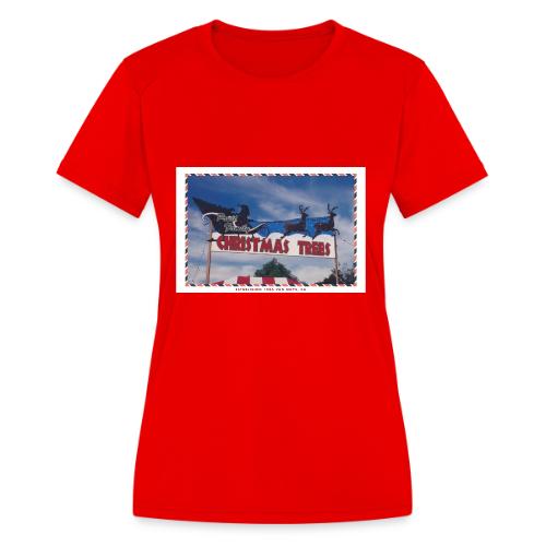 Priut Christmas Tree Shop - Women's Moisture Wicking Performance T-Shirt