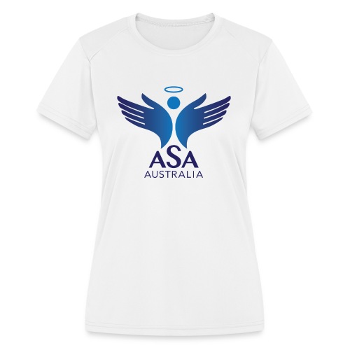 3459 Angelman Logo AUSTRALIA FA CMYK - Women's Moisture Wicking Performance T-Shirt