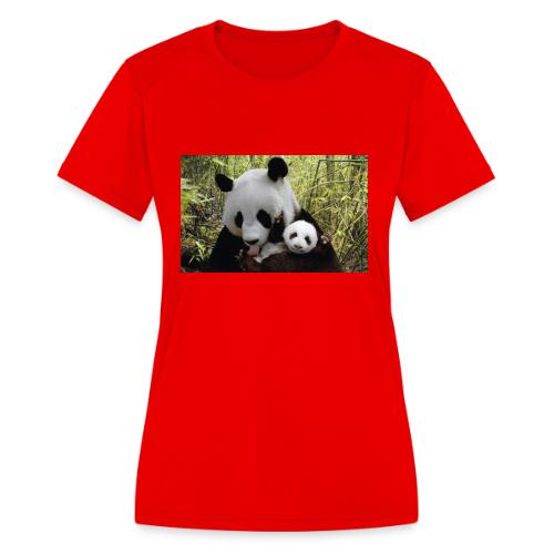 panda - Women's Moisture Wicking Performance T-Shirt