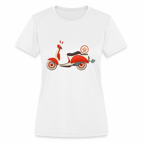 Scooter Vintage - Women's Moisture Wicking Performance T-Shirt