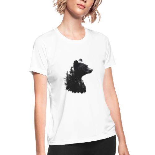 Forest Within the Bear - Women's Moisture Wicking Performance T-Shirt