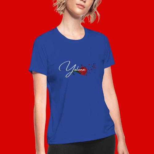 Yelena Logo 2 - Women's Moisture Wicking Performance T-Shirt
