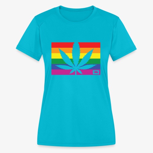 California Pride - Women's Moisture Wicking Performance T-Shirt