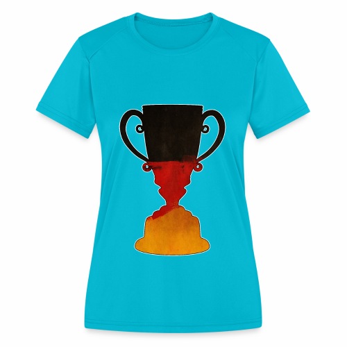 Germany trophy cup gift ideas - Women's Moisture Wicking Performance T-Shirt