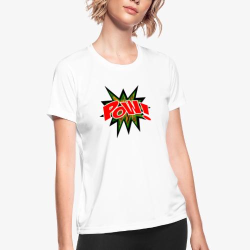 Kente POW! - Women's Moisture Wicking Performance T-Shirt