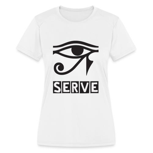 EYE SERVE DSGN TRNSP - Women's Moisture Wicking Performance T-Shirt