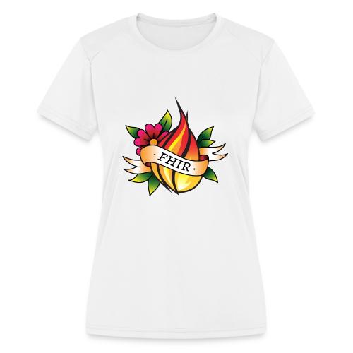 HL7 FHIR DevDays Tattoo 2022 - Women's Moisture Wicking Performance T-Shirt