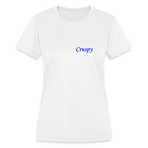 Blue Cruspy - Women's Moisture Wicking Performance T-Shirt