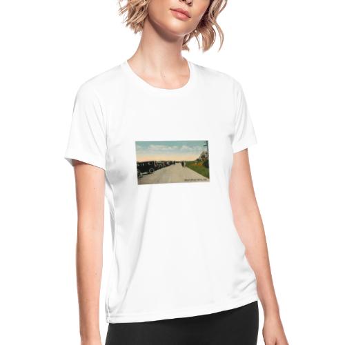Shark River NJ - Women's Moisture Wicking Performance T-Shirt