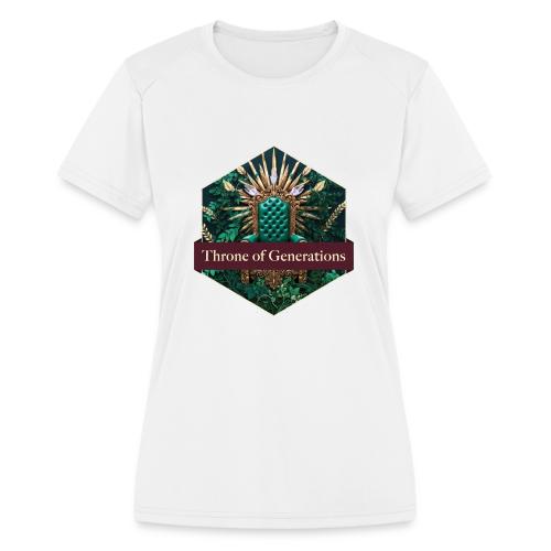 Women’s Day Vine Throne T Shirt, Gift for Grandma - Women's Moisture Wicking Performance T-Shirt