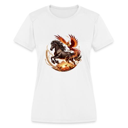 Year of the Horse Phoenix T Shirt, Lunar NY Gift - Women's Moisture Wicking Performance T-Shirt