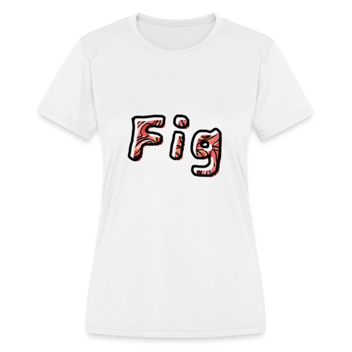Fig Logo - Women's Moisture Wicking Performance T-Shirt