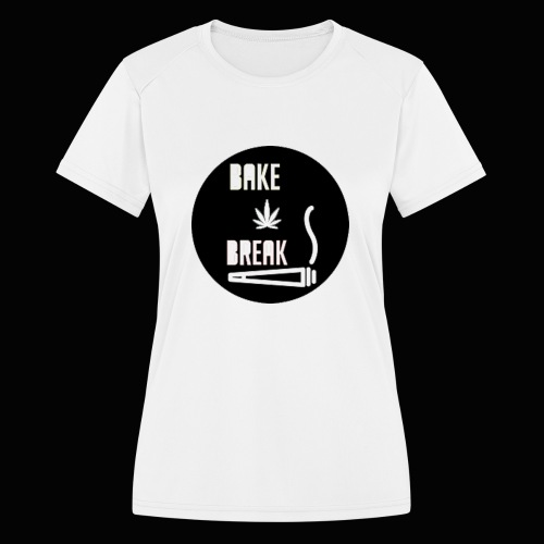 Bake Break Logo Cutout - Women's Moisture Wicking Performance T-Shirt