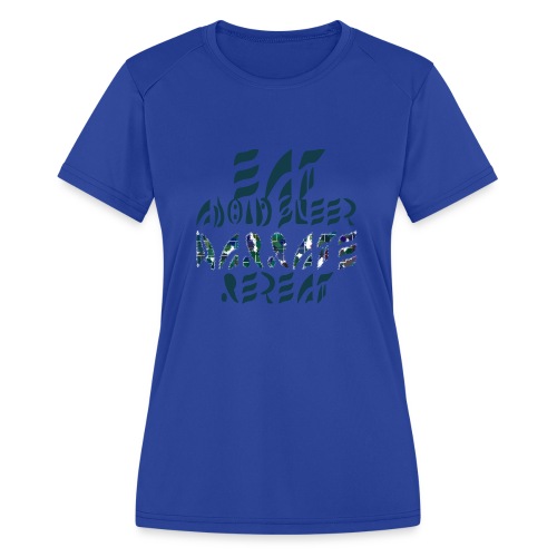 Eat Sleep Narrate Repeat - Women's Moisture Wicking Performance T-Shirt