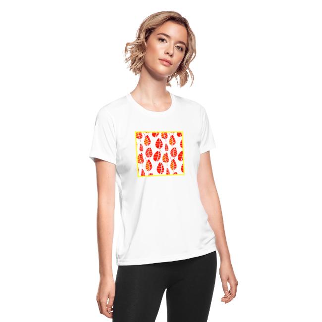 Elegant Leaf Art Neon Aesthetics