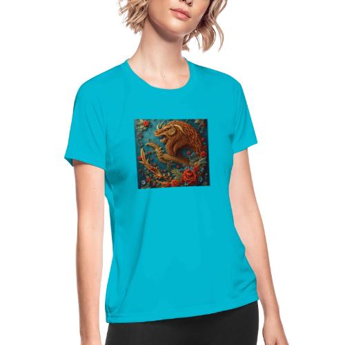 Fantasy souvenirs, regional Mexican designs - Women's Moisture Wicking Performance T-Shirt