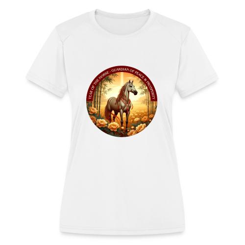 Year of the Horse Guardian T Shirt, Lunar New Year - Women's Moisture Wicking Performance T-Shirt