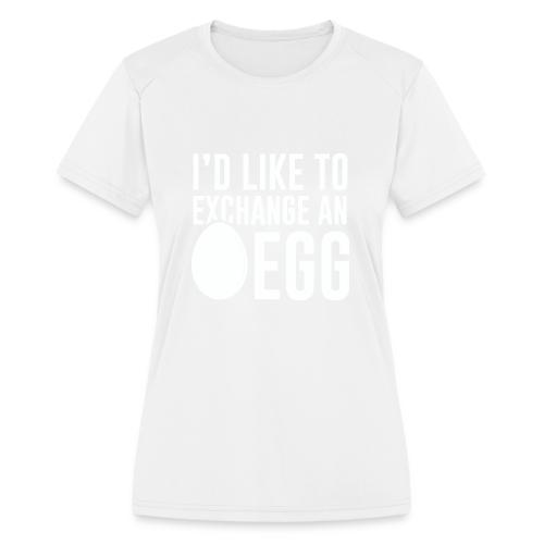 Egg Exchange Tee - Women's Moisture Wicking Performance T-Shirt