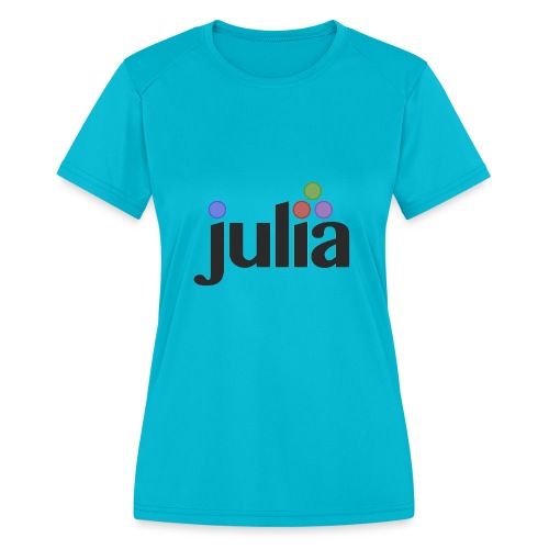 Official Julia Logo - Women's Moisture Wicking Performance T-Shirt
