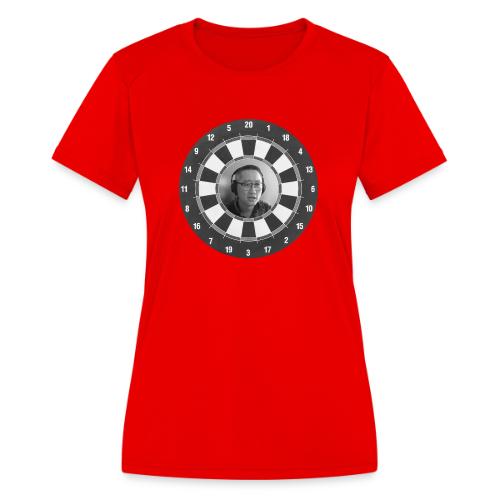Producer Jay on a Dartboard - Women's Moisture Wicking Performance T-Shirt