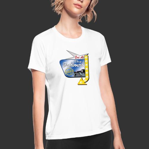 The Dashboard Diner Square Logo - Women's Moisture Wicking Performance T-Shirt