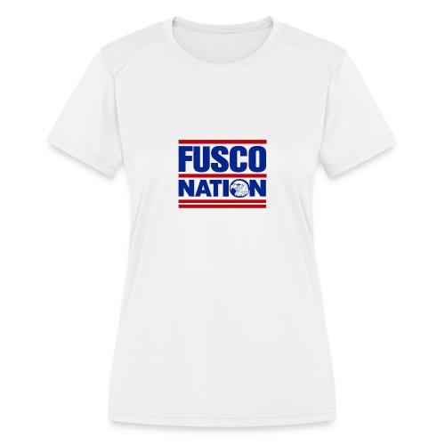 Fusco Nation with Eagle (250th Show Commemorative) - Women's Moisture Wicking Performance T-Shirt