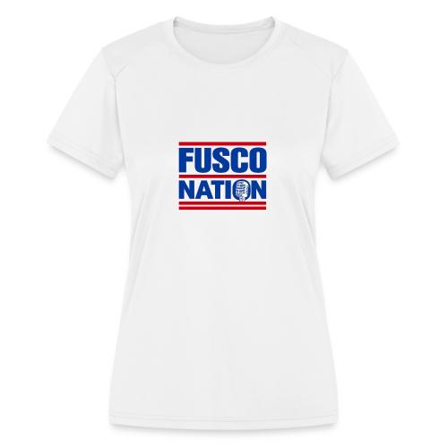 Fusco Nation with Mic (250th Show Commemorative) - Women's Moisture Wicking Performance T-Shirt