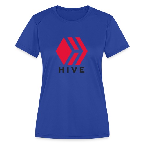 Hive Text - Women's Moisture Wicking Performance T-Shirt