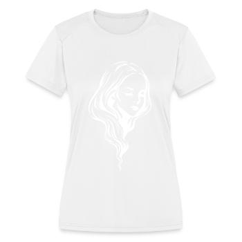 Beautiful Girl - Women's Moisture Wicking Performance T-Shirt - white - Front - Zoe (177cm)
