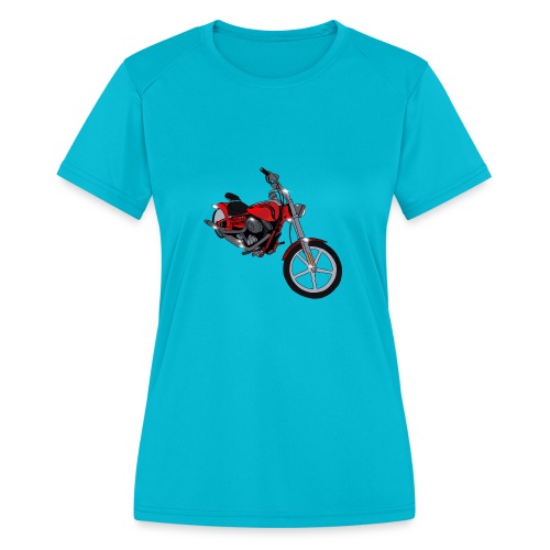 Motorcycle red - Women's Moisture Wicking Performance T-Shirt